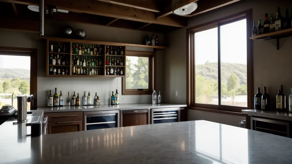Dos cucharas de bar de diferentes longitudes sobre una mesa de trabajo