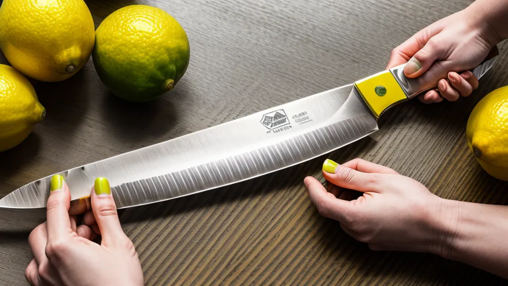 Cuchillo de acero inoxidable 440C ideal para cítricos en la barra