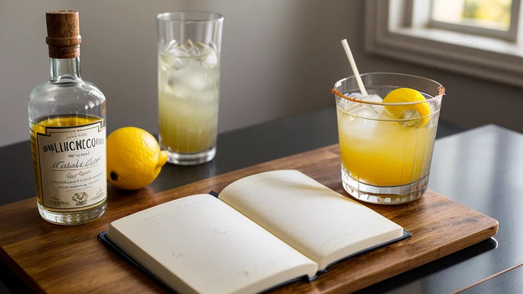 Libreta de apuntes con costos y recetas para emprendimiento de barra