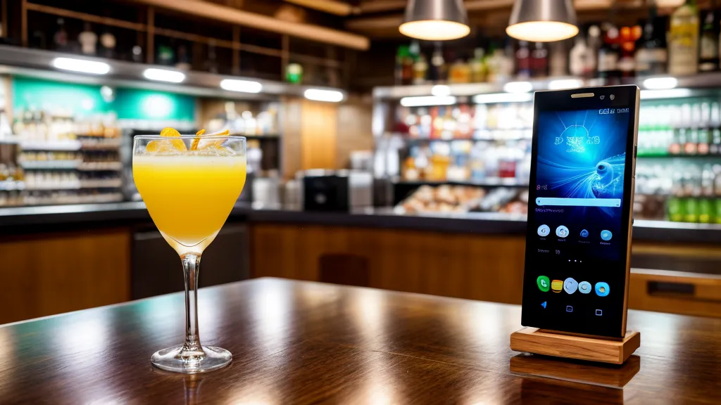 Módulo de curso de formación de bartender abierto en el celular