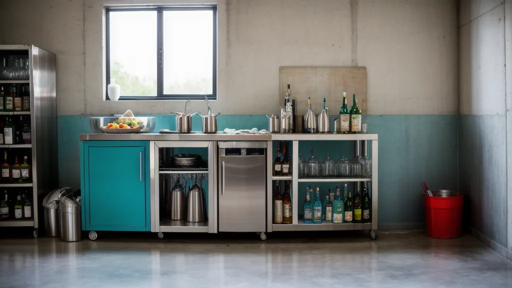 Técnica de refrescado con cuchara de bar en vaso mezclador de cristal profesional