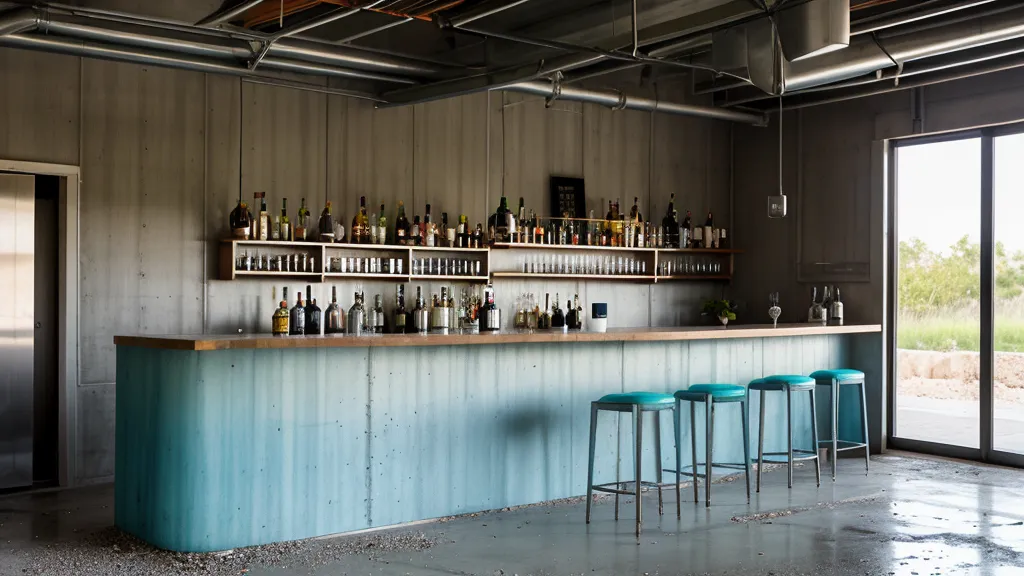 Utensilios de bar imprescindibles para armar barras en eventos, jigger y coctelera de acero inoxidable sobre la mesa